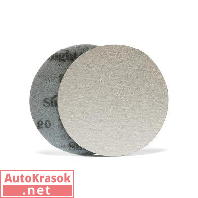 САНМАЙТ Шлифовальный круг WHITE B322T 125 мм, без отверстий, белесый, P400, 104516, SUNMIGHT