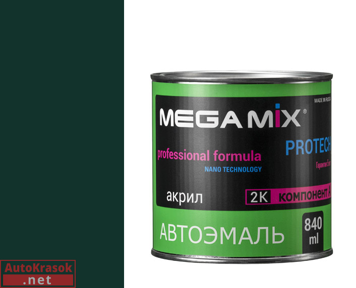 307 Зеленый сад, эмаль акриловая АК-1311, 0,8 кг, MegaMix 307 Зеленый сад, эмаль акриловая АК-1311, 0,8 кг, MegaMix