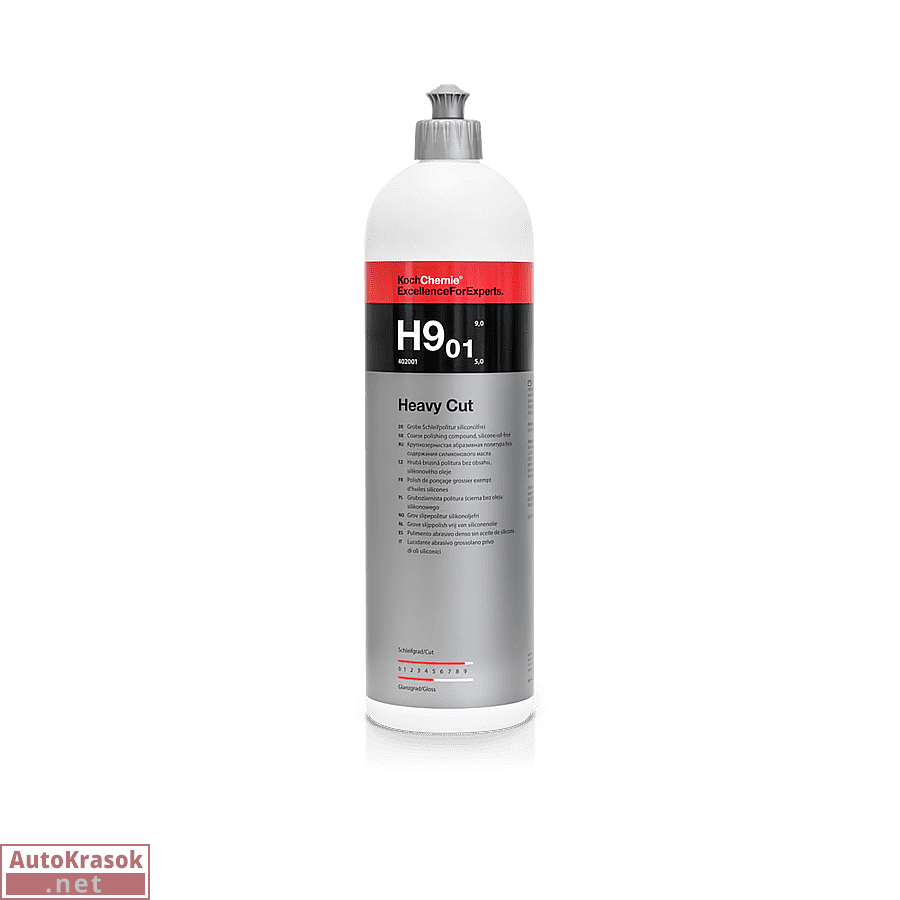 Полировальная высокоабразивная паста HEAVY CUT H9.02 для твердых лаков, 1 л, Koch Chemie