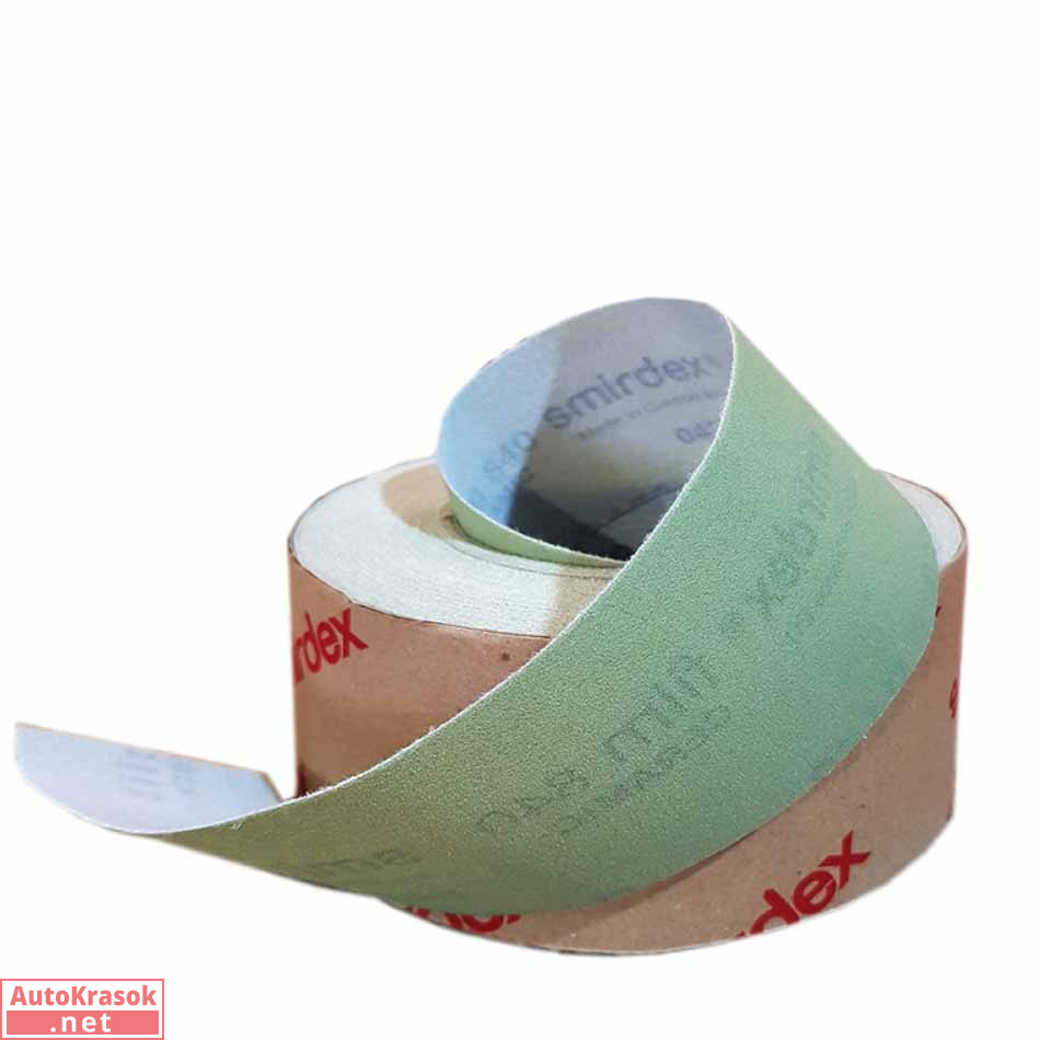 Абразивная бумага SMIRDEX Ceramic Film 840 в рулоне, 70 мм × 25 м, P100, 840407100, SMIRDEX