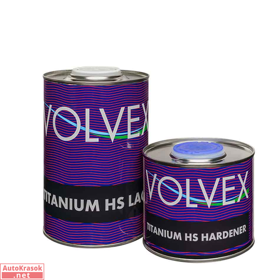 Лак акриловый TITANIUM HS LACK, 1+0,5л (комплект), VOLVEX