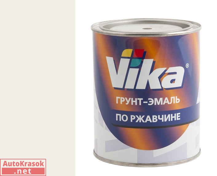 Грунт-эмаль "3 в 1", цвет RAL 9010 белый, 0,90 кг, VIKA