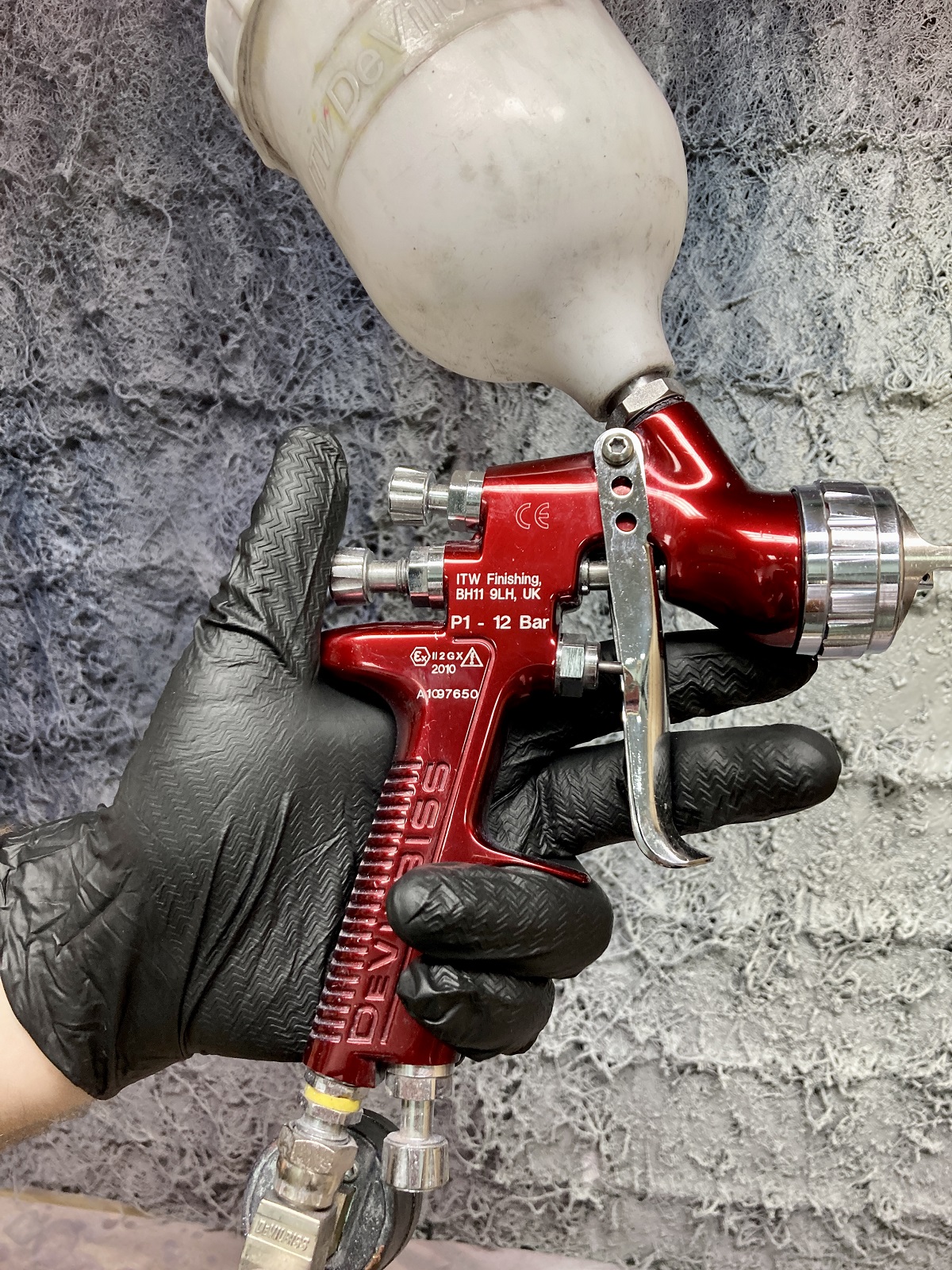 Нитриловые перчатки NITRIL GLOVES, черные, размер XL, упаковка 100 шт, A1