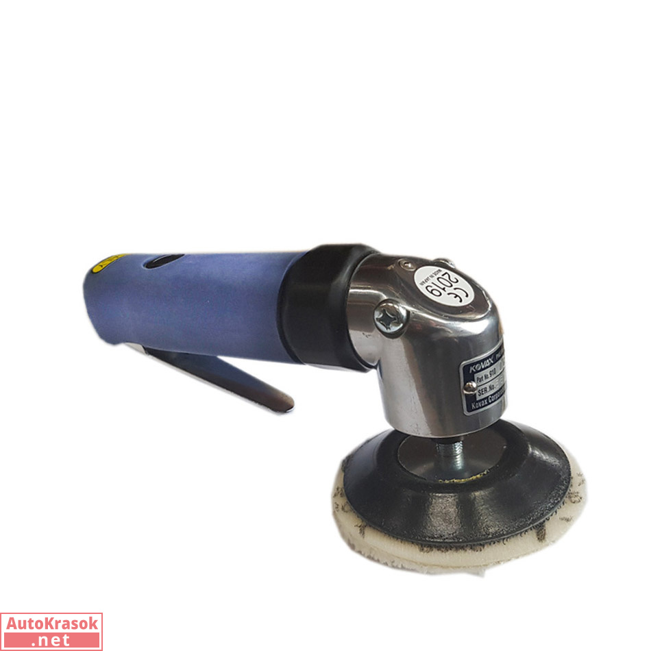 Машинка полировальная пневматическая POLISHER KP-301, D=72 мм, 2500 об/мин, 350 л/мин., Kovax