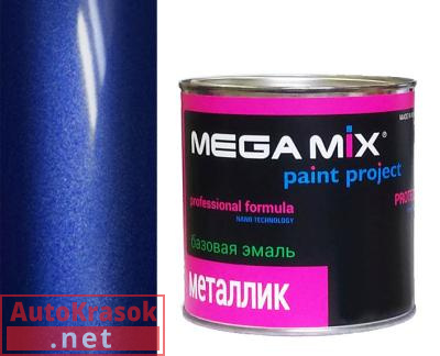Краска 448 Рапсодия (DX) эмаль металлик, 880 мл,  MegaMix