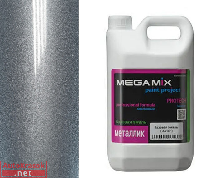 608 Плутон эмаль металлик, 2,7 кг, MegaMix