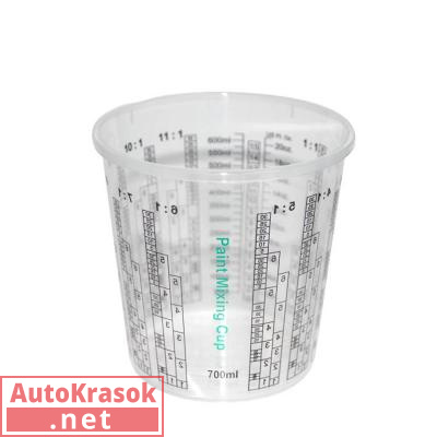 Мерная емкость для смешивания, Neutral, 700 мл (200 шт.), 1.4220.0700, NO BRAND