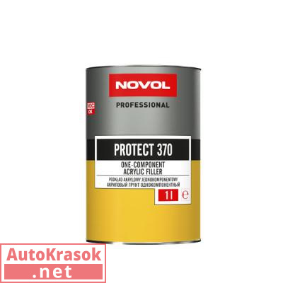 Грунт 1К Protect 370 акриловый, однокомп. Новол, уп. 1л 37441, Novol