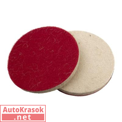 Полировальный круг войлочный (фетровый) 125*10 мм, серый, 002-01-015, Китай/Россия