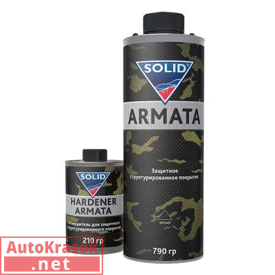Защитное структурированное покрытие ARMATA PROFESSIONAL колеруемое, 0,79+0,21л., 343.1011, SOLID