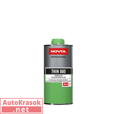 Разбавитель для жидкой шпатлевки SPRAY THIN 880, 0,5 л, Novol