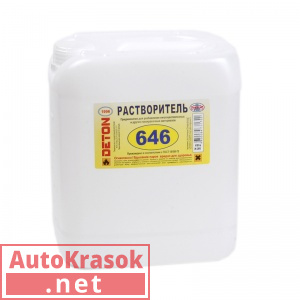 646 Растворитель "Детон", уп. 5л, DTN-S70170, Детон