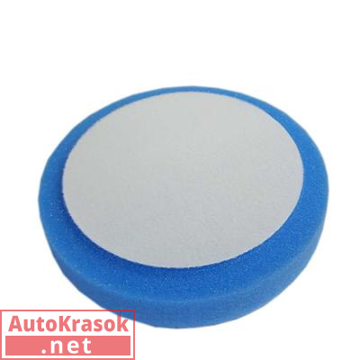 Полировальный поролоновый круг 150 mm 30 mm среднежесткий синий BLUE, 150.30.EH.WHI, ICAR