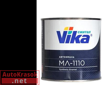 Краска 601 черная, меламиноалкидная МЛ-1110, 2,0 кг,  VIKA