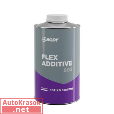 Эластификатор 803 FLEX ADDITIVE, для акриловых материалов, 1 л, 8030000001, Body HB