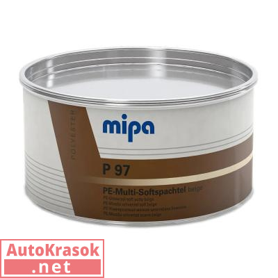 Шпатлевка универсальная P97 Multi-Soft, мягкая бежевая, 2кг, 292620000, Mipa