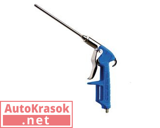Обдувочный пистолет PA/6L с длинным воздуховодом 150 мм и курком-регулятором, 50066, Walcom