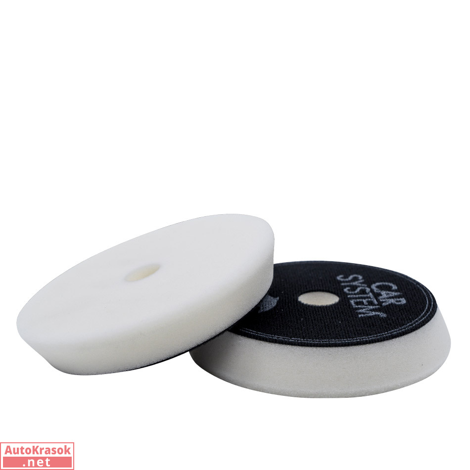 Финишный полировальный круг Finish Foam White AH, мягкий белый, 145 мм (1шт), CarSystem