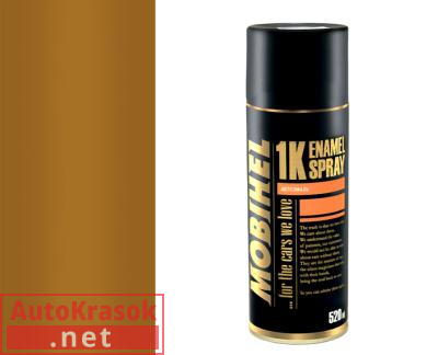 Краска 208 охра, аэрозоль алкидная, 520 мл, 40464802A MOBIHEL