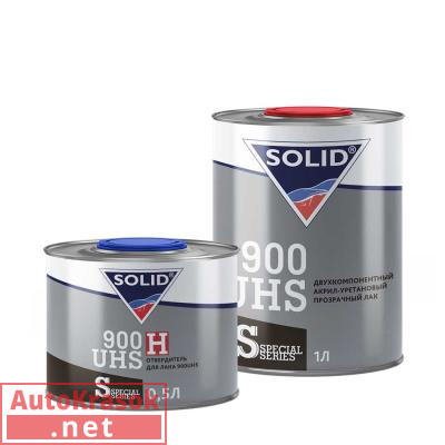 Лак акрил-уретановый SOLID 900 UHS, 1+0,5 л (комплект), 320.1500.1, SOLID