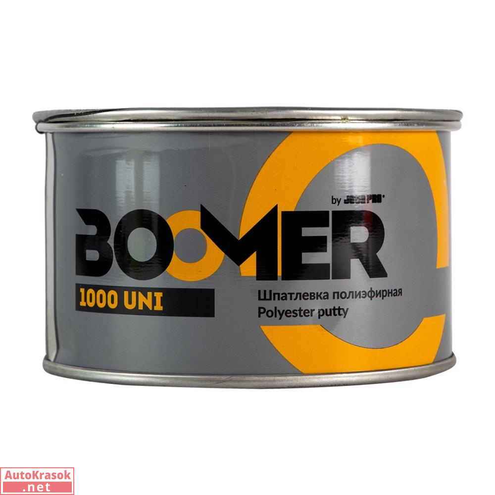 Шпатлевка полиэфирная универсальная Boomer Uni, 0,5кг, 1000/0,5, Boomer