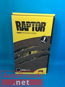 RAPTOR 2K 3:1 Защитное покрытие повышенной прочности, комплект колеруемый 1л, RLT/S1, U-POL