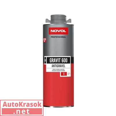 Антигравий MS GRAVIT 600 antigravel, черный, евробаллон 1 л, 37841, Novol