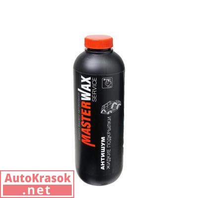 Жидкие подкрылки, антишум (4790D), евробаллон/пластик, 1 л, MW011202, MasterWax