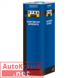 Лак Дайна Clear 3000 FAST Antiscratch, уп.5 л, 541216, Dynacoat