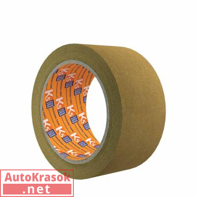 Маскирующая лента высокотемпературная (100°C), коричневая, 19 мм * 40м, 19.40.0220, K5