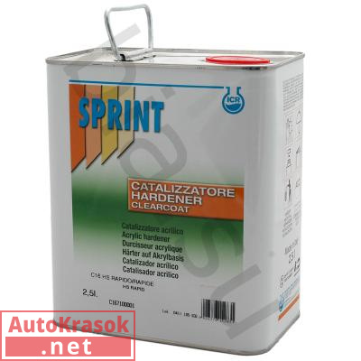 C16 Отвердитель Спринт для лака HS Rapido быстрый, уп. 2,5л, C167100001, SPRINT ICR