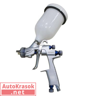 Краскораспылитель ISPRAY IW MP 20, с верхним бачком 600 мл, дюза 1,4 мм, IS-IW-20-MP-1.4MM, ISISTEM