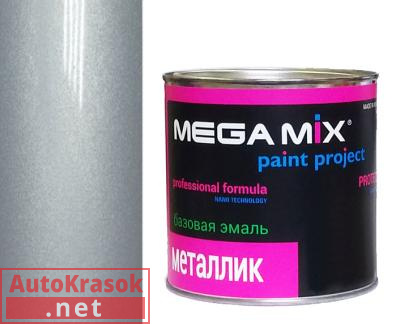 Краска 281 Кристалл (DX) эмаль металлик, 880 мл,  MegaMix