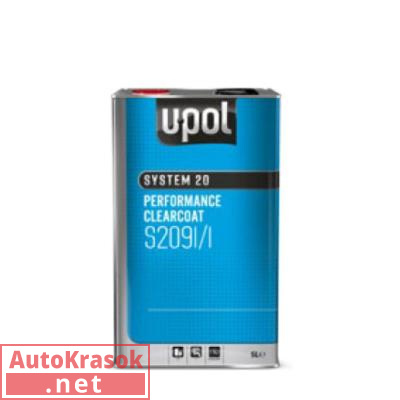Лак акриловый HS Performance 2:1, прозрачный (отв. отдельно), 1 л, S2091/1, U-POL