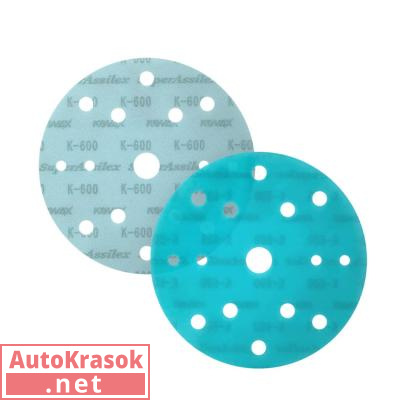 Шлифовальный круг Superassilex Sky K600, диаметр 152 мм, 15 отверстий, 1931578, Kovax