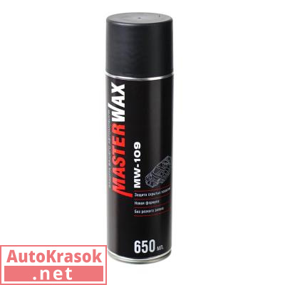 Антикоррозионный состав MW-109 (аэрозоль), 650мл трубка, MW020101 650, MasterWax