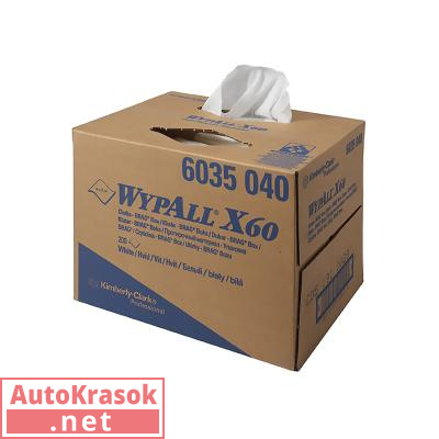 Салфетки Kimberly-Clark, "Вайпол Х60" бел., (42,6*31,7см*200шт), 6035, KIMBERLY-CLARK