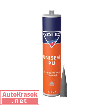 Полиуретановый герметик UNISEAL PU, серый 0,31 л, 371.0313.1, SOLID