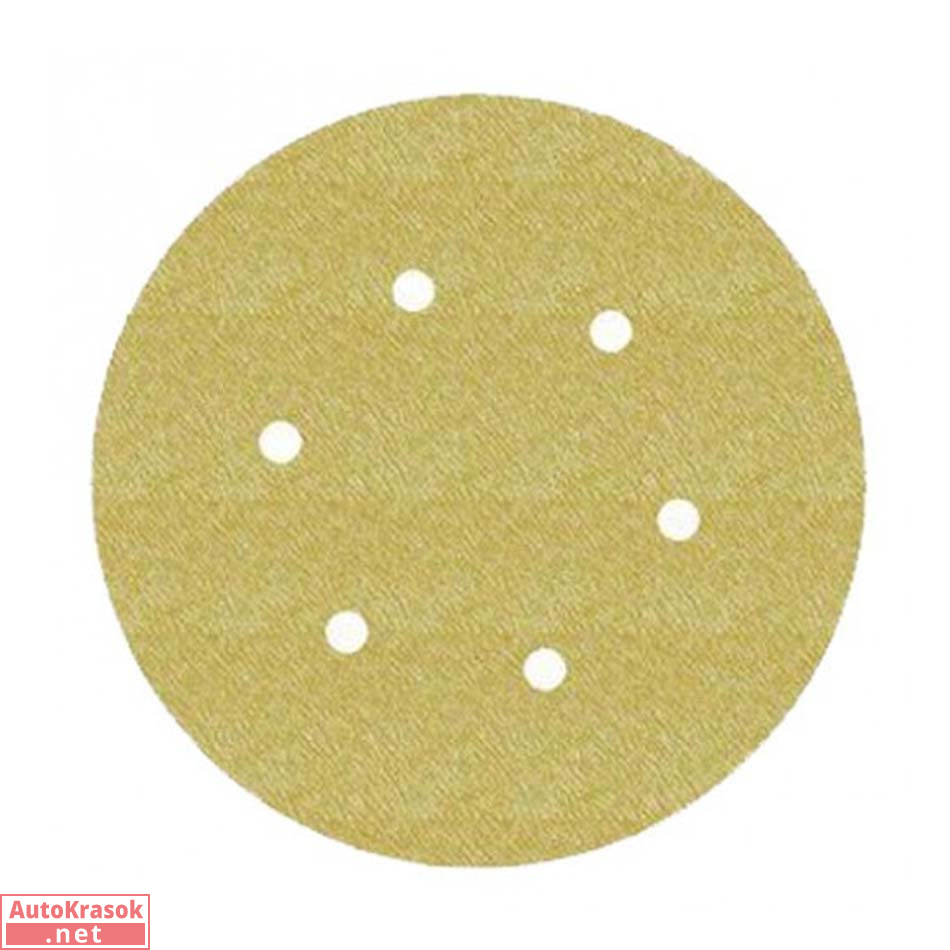 Шлифовальный круг Hookit 255P, диаметр 150 мм, 6 отверстий, P360, 3M