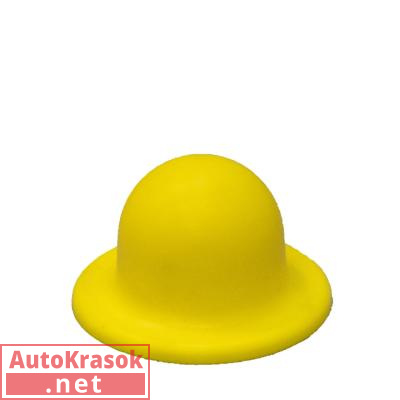 Шлифблок проявочный, аппликатор, диаметр 103 мм, желтый, 923103, 