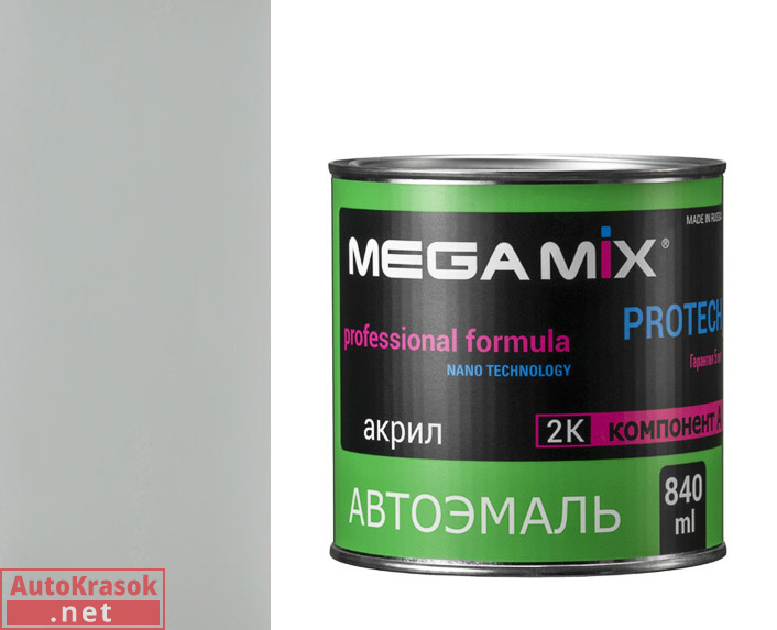 671 Серый, эмаль акриловая АК-1311, 0,8 кг, MegaMix