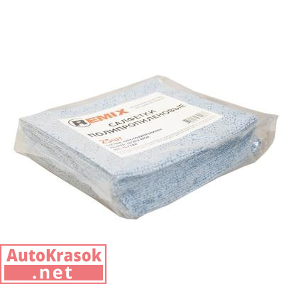 Салфетка полипропиленовая малярная, цвет синий, 32*40см, (25 шт) , RMX005, Remix