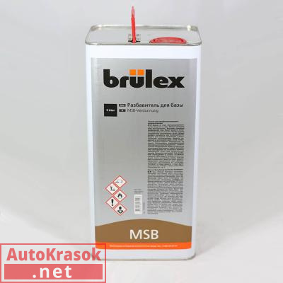 Разбавитель для базы MSB, 5 л, 30000905, BRULEX