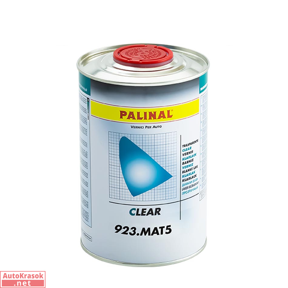 Лак акриловый 2К UHS Матовый, 5:1, 1 л, 923.MAT51, PALINAL