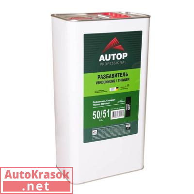 Разбавитель акриловый стандартный Thinner Standard 50/51, 5 л, ATP-TR50/51-5, Autop