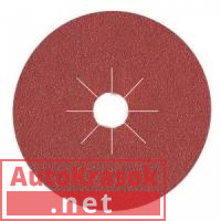 Диск фибровый шлифовальный Fiber Discs Alox D=180мм Р120, 930180120, SMIRDEX