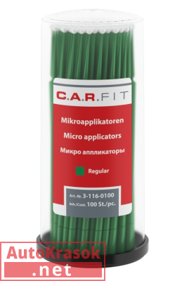 Car Fit Аппликаторы для удаления дефектов покраски Regular, в упаковке 100 шт, 3-116-0100, C.A.R.FIT
