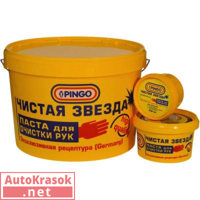 Паста для очистки рук Пинго "Чистая Звезда", 0,65л, , Химик