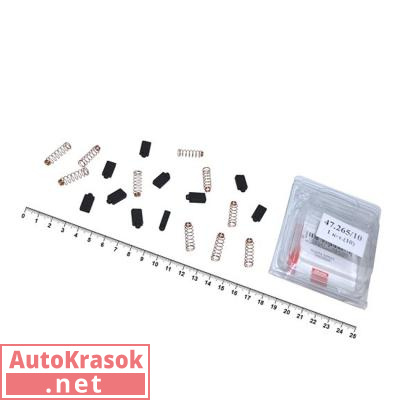 Комплект щеток (10 шт.) для S21A-LE21A-LR21-31, 47.265/10, Rupes