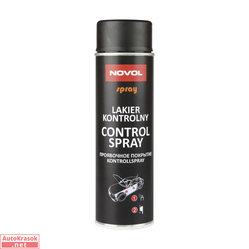 Контраст спрей CONTROL SPRAY, черный, 500 мл, Novol Контраст спрей CONTROL SPRAY, черный, 500 мл, Novol